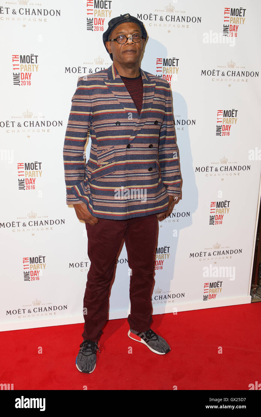 Moët & Chandon ora o Neverland Party con: samuel l jackson dove: Londra, Regno Unito quando: 11 Giu 2016 Foto Stock