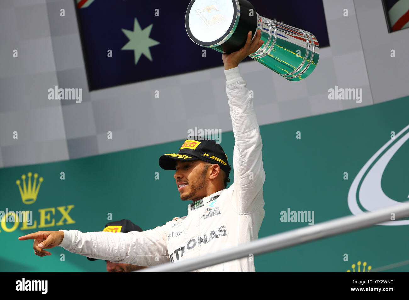 Lewis Hamilton; Mercedes AMG F1 Team; 2016 Gp di Germania; Hockenheim; Foto Stock