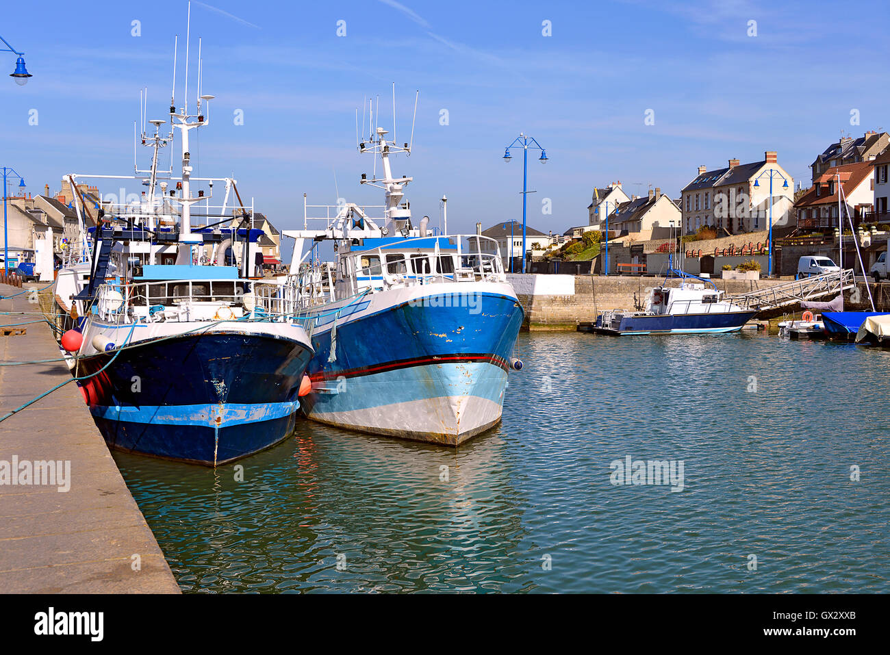 Port-en-Bessin in Francia Foto Stock