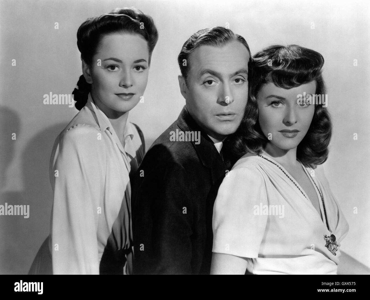 Charles Boyer, Olivia de Havilland, Paulette Goddard - tenere indietro l'ALBA - 1941. Diretto da Mitchell Leisen Foto Stock