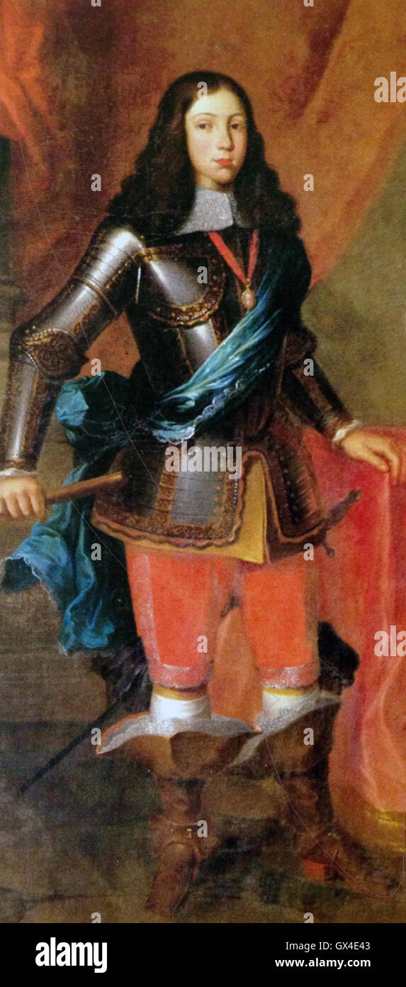 ALFONSO VI DEL PORTOGALLO (1643-1683) Foto Stock
