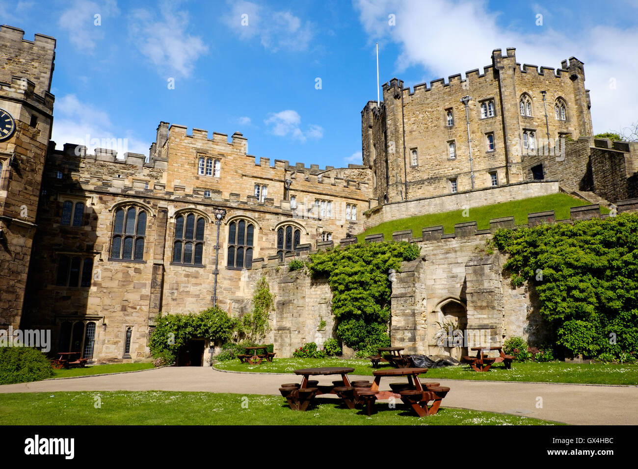 : Durham Castle, Durham Regno Unito Inghilterra Foto Stock