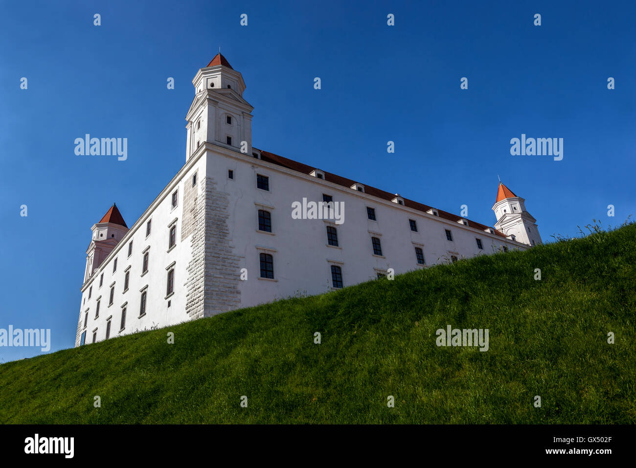 Il castello di Bratislava, slovacca fortezza, Slovacchia Foto Stock