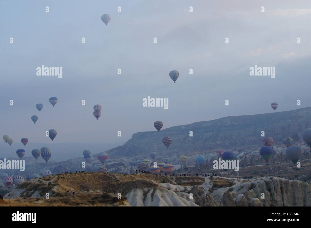 Di palloncini di Capadocia Foto Stock