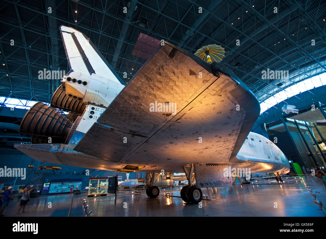 Lo Space Shuttle Discovery Foto Stock