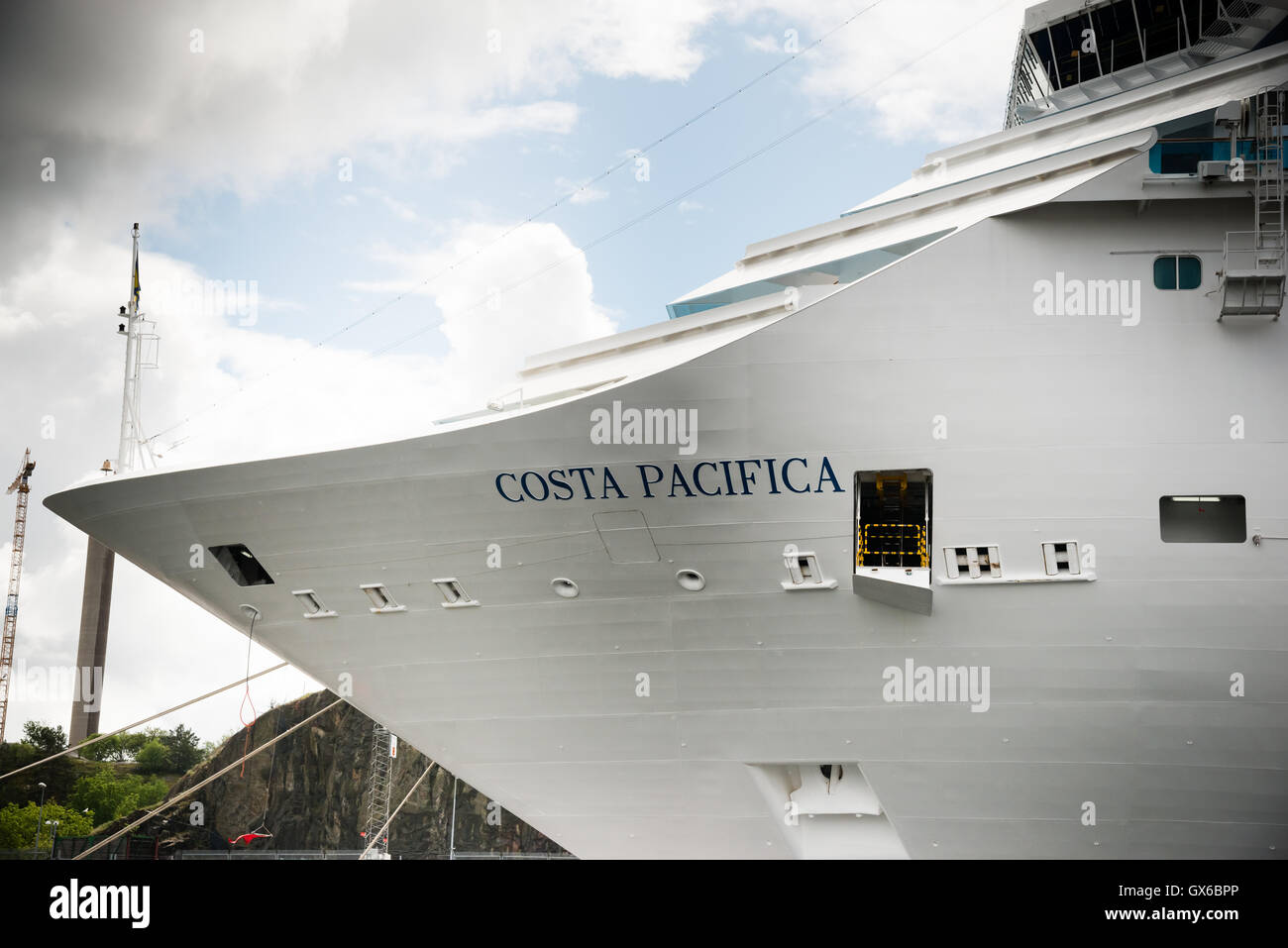 Costa Pacifica la nave di crociera nel porto di Stoccolma Svezia Foto stock  - Alamy