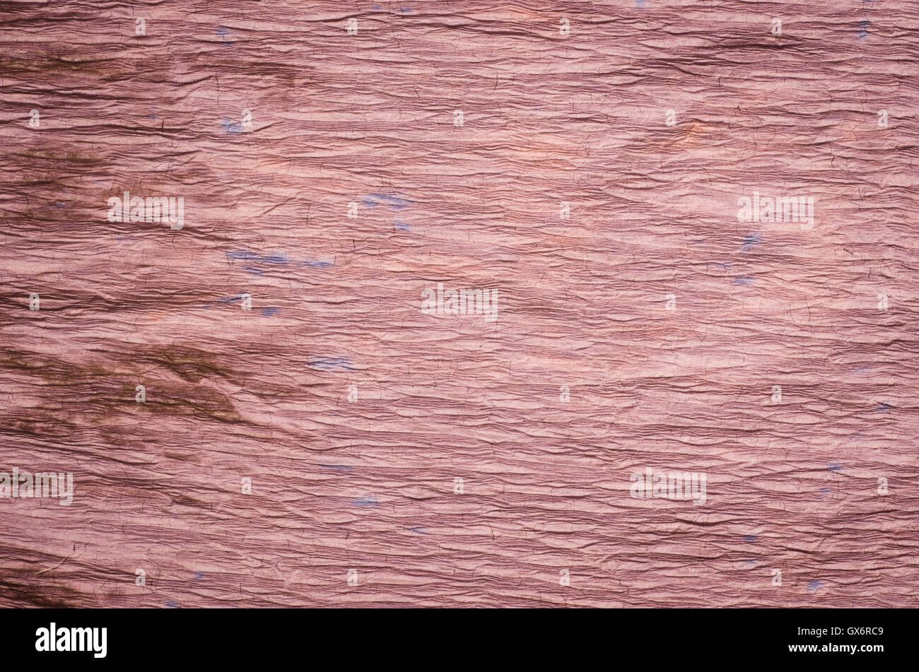 Il colore marrone carta crespa texture di sfondo Foto Stock