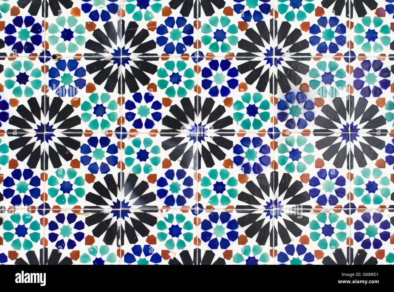 Il portogallo piastrelle closeup Foto Stock
