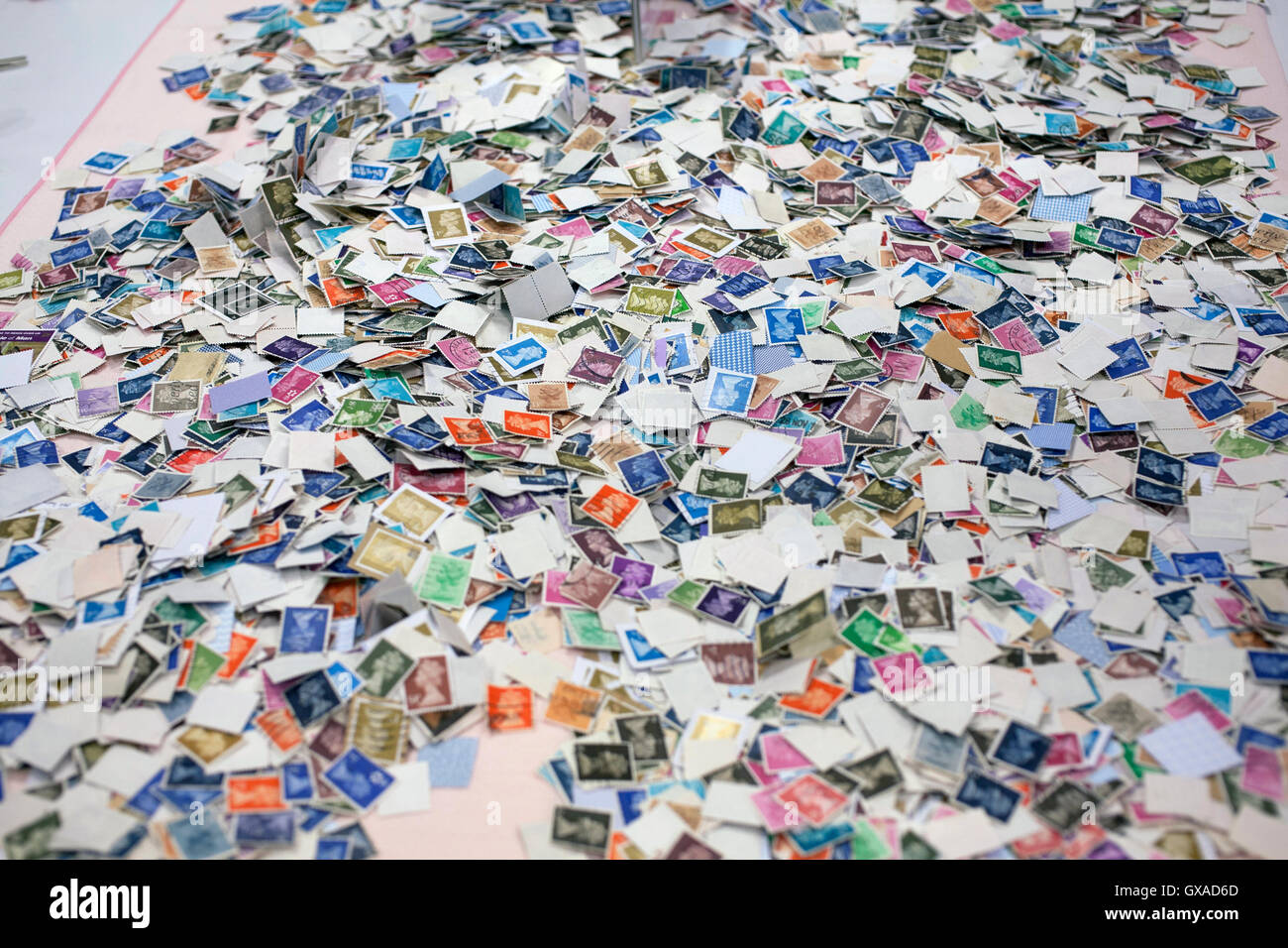 Timbro del mondo Show-NY 2016 è una volta al decennio celebrazione internazionale del timbro raccogliendo in NYC Javits Convention Center Foto Stock