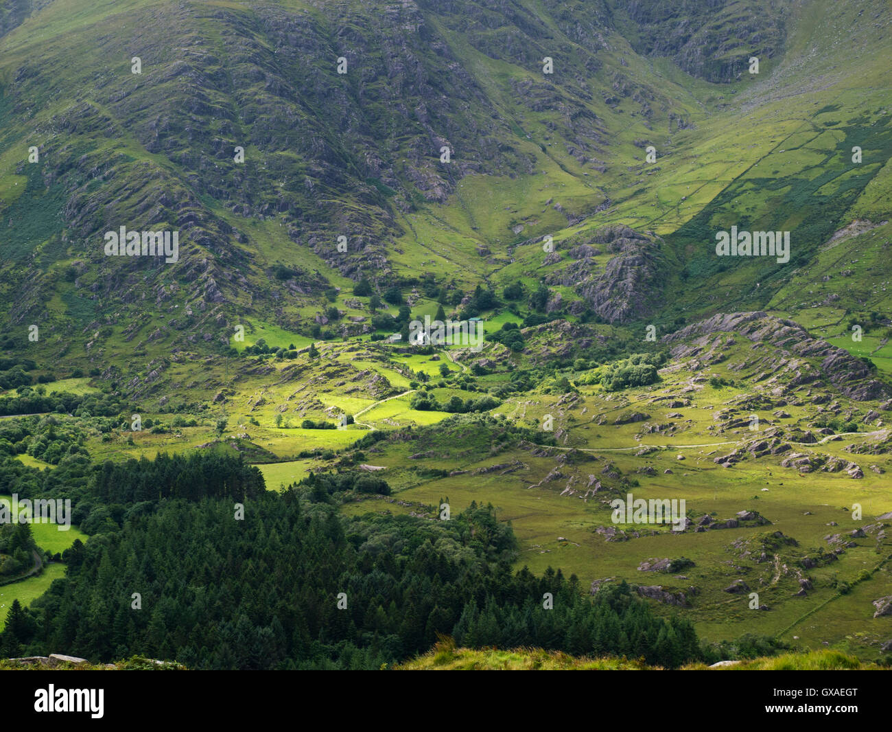 Montagne di Caha, Irlanda Foto Stock