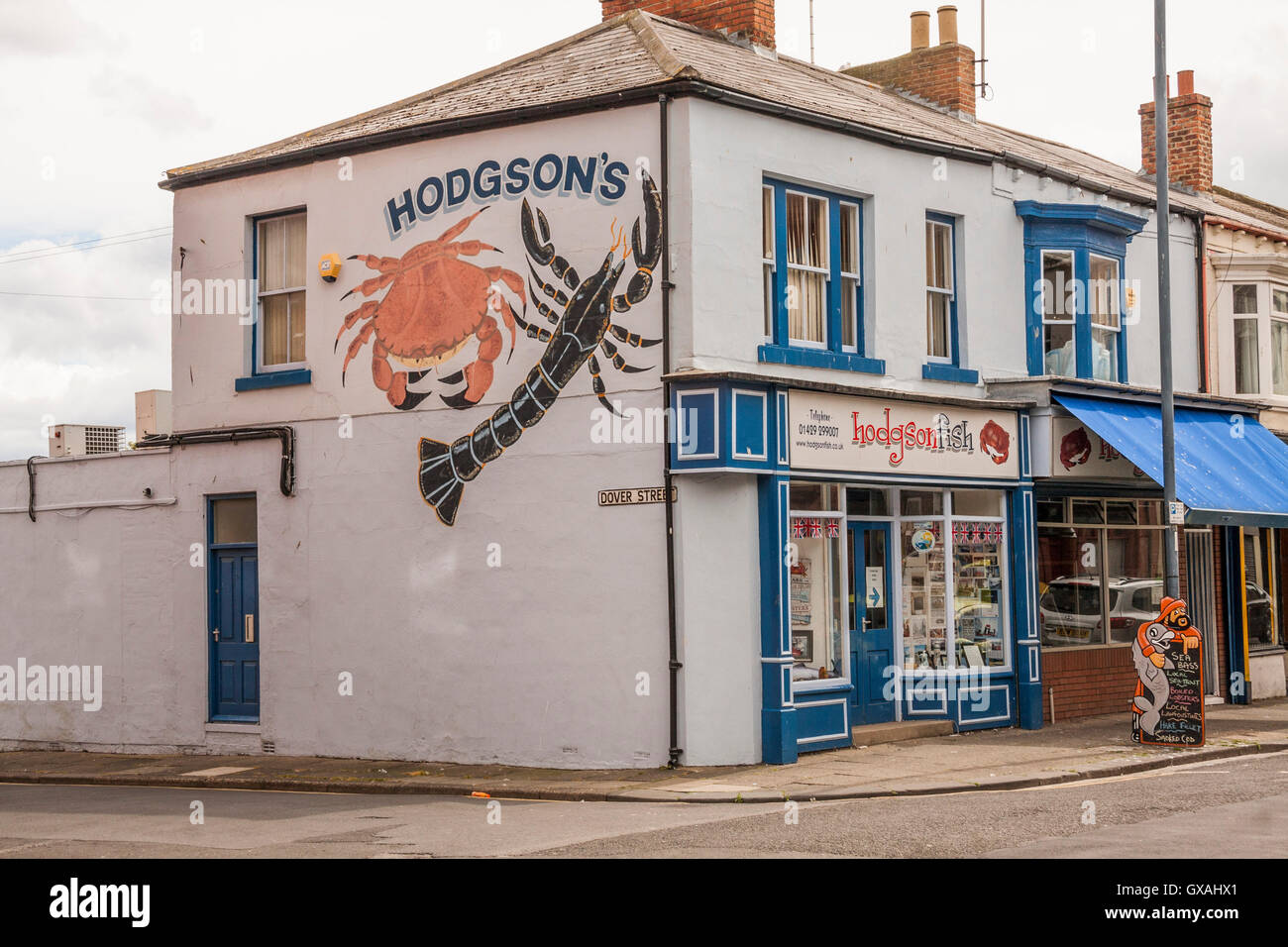 Hodgsons di Hartlepool sulla costa nord est dell'Inghilterra,uno dei settori più grandi fornitori di pesce Foto Stock