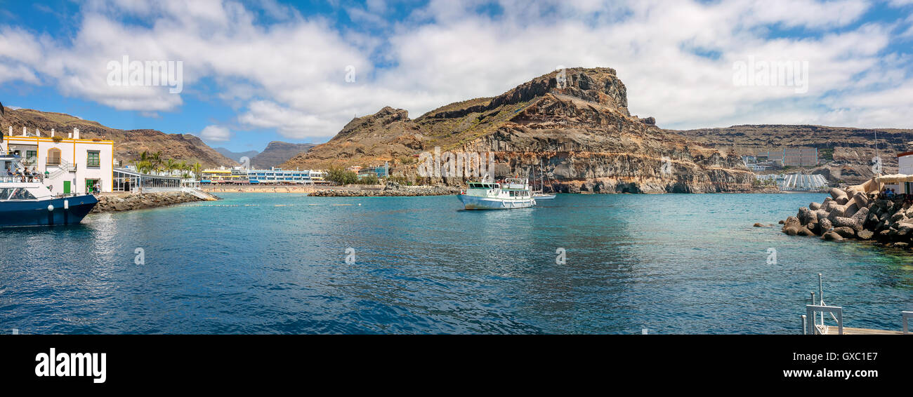 Costa di Puerto de Mogan. Gran Canaria Isole Canarie Foto Stock
