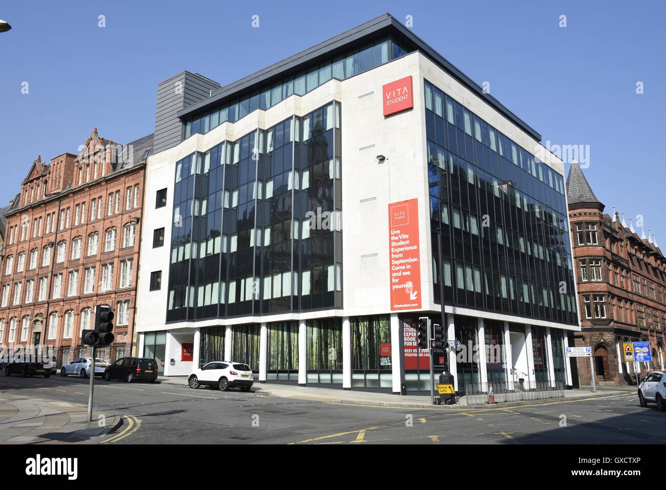 Vita studente Liverpool, la cappella, 5-7 Crosshall Street Liverpool, L1 6DQ. Nuovo di zecca nel 2016, Liverpool City Centre studente ac Foto Stock