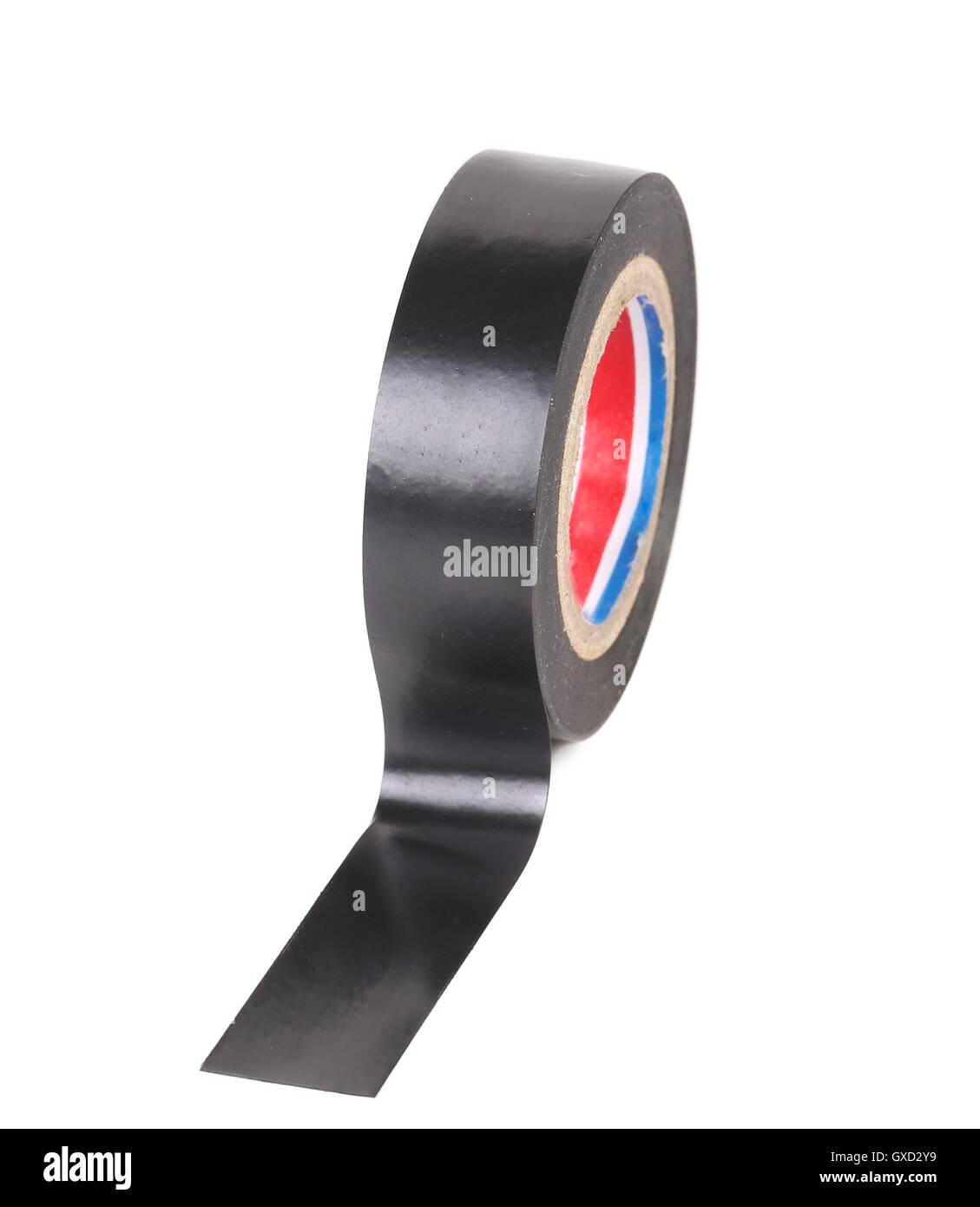 In prossimità del nastro isolante. Foto Stock