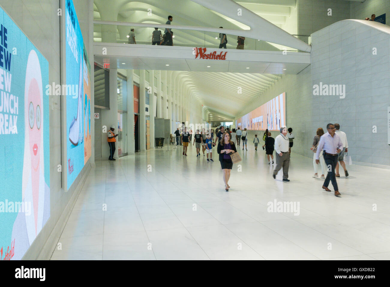 Westfield World Trade Center, la parte inferiore di Manhattan, New York, Stati Uniti d'America Foto Stock