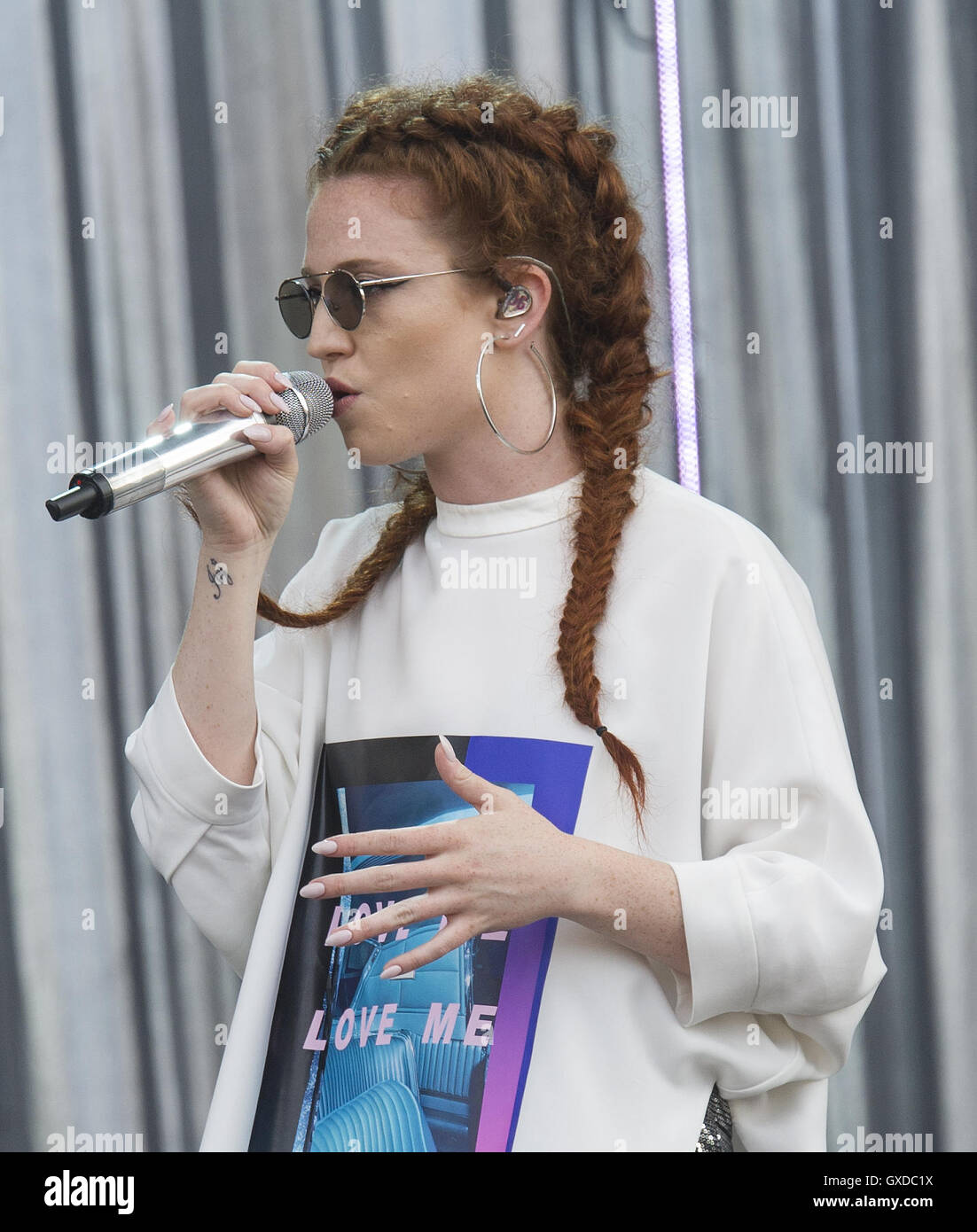 Wireless 2016 Festival tenutosi a Finsbury Park - Giorno 3 - spettacoli con: Jess Glynne dove: Londra, Regno Unito quando: 10 Lug 2016 Foto Stock