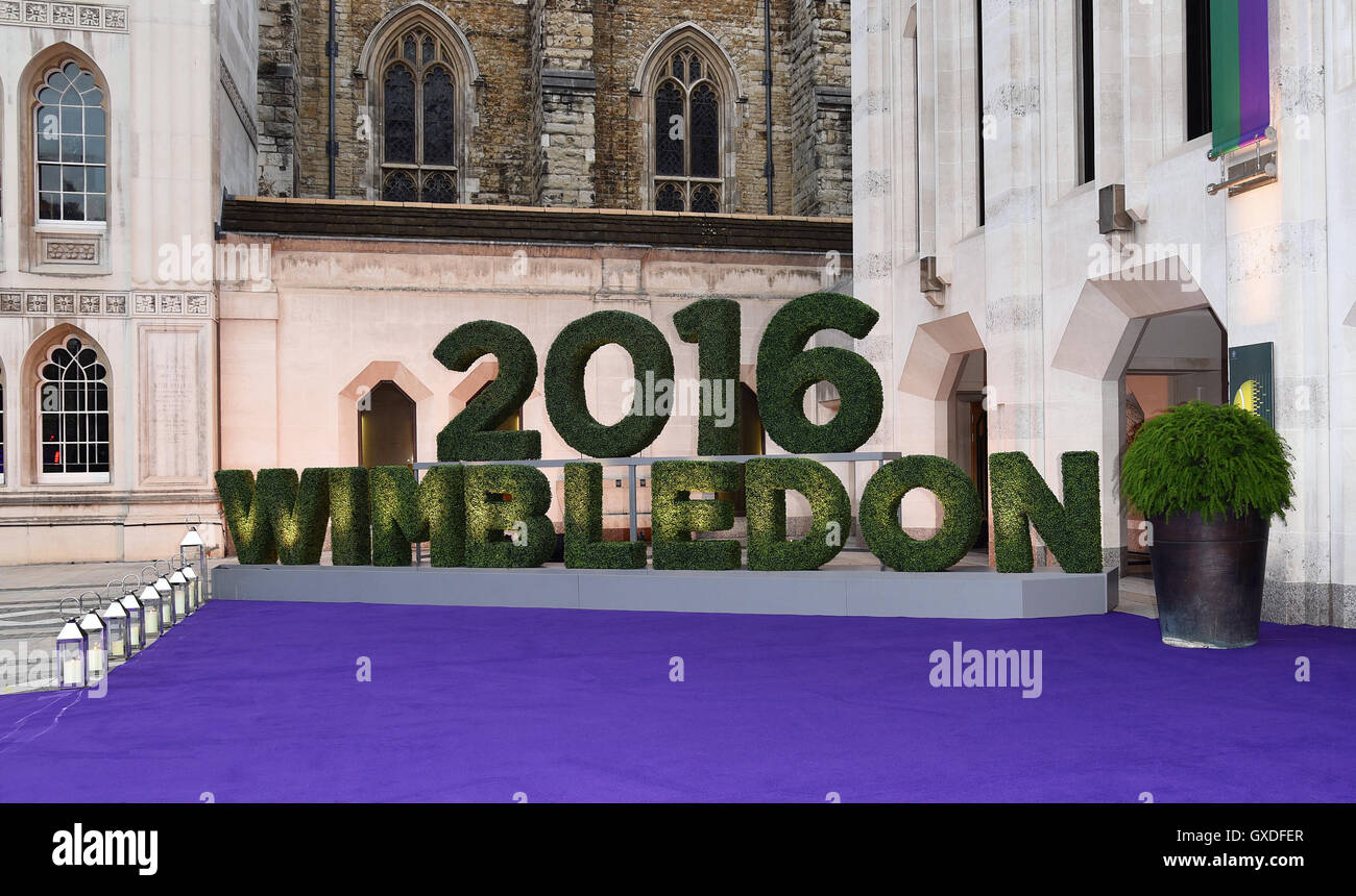 Wimbledon Champions cena presso la Guildhall, Londra dotata: atmosfera dove: Londra, Regno Unito quando: 10 Lug 2016 Foto Stock