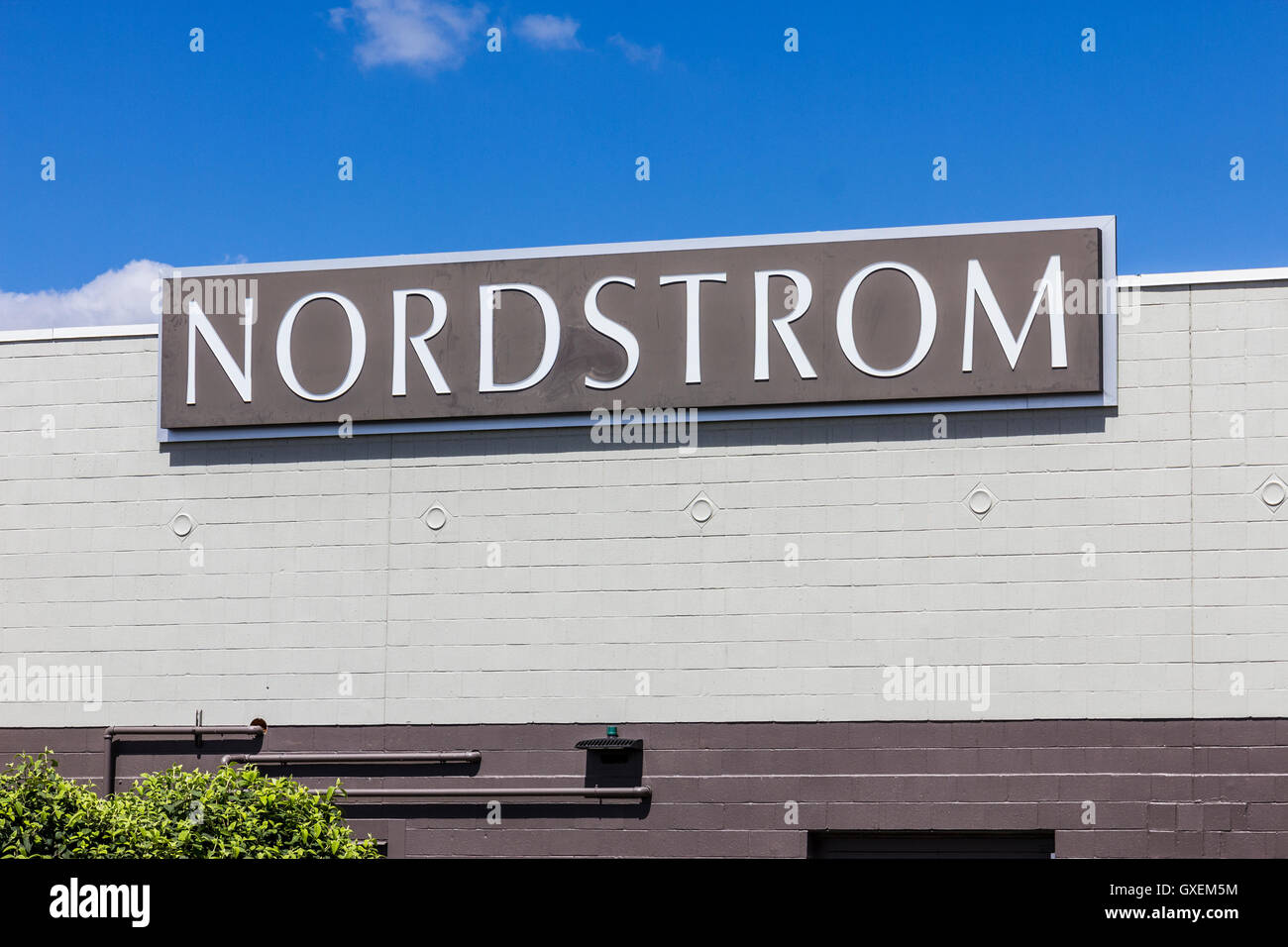 Indianapolis - Circa nel settembre 2016: Nordstrom Retail Mall posizione. Nordstrom è conosciuto per il suo servizio e la sua moda III Foto Stock