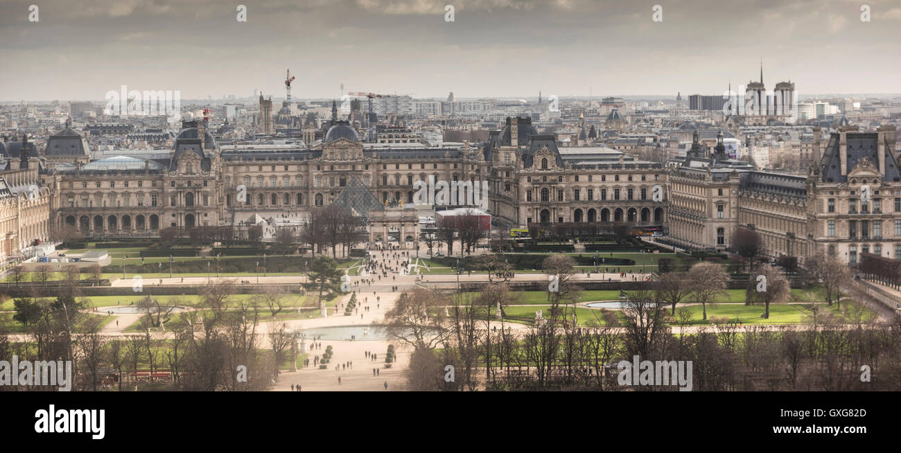 La città di Parigi e dell' Ile-de-France, Francia, Foto Stock