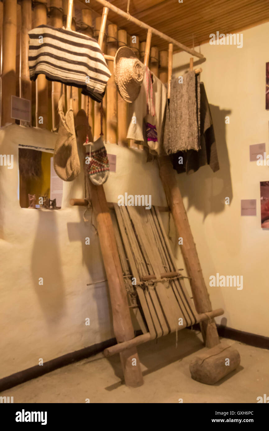 Museo etnografico di Tierradentro Foto Stock