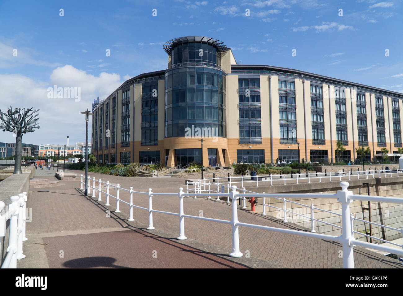 Radisson Blu Hotel situato sul lungomare,Jersey,Isole del Canale, Foto Stock