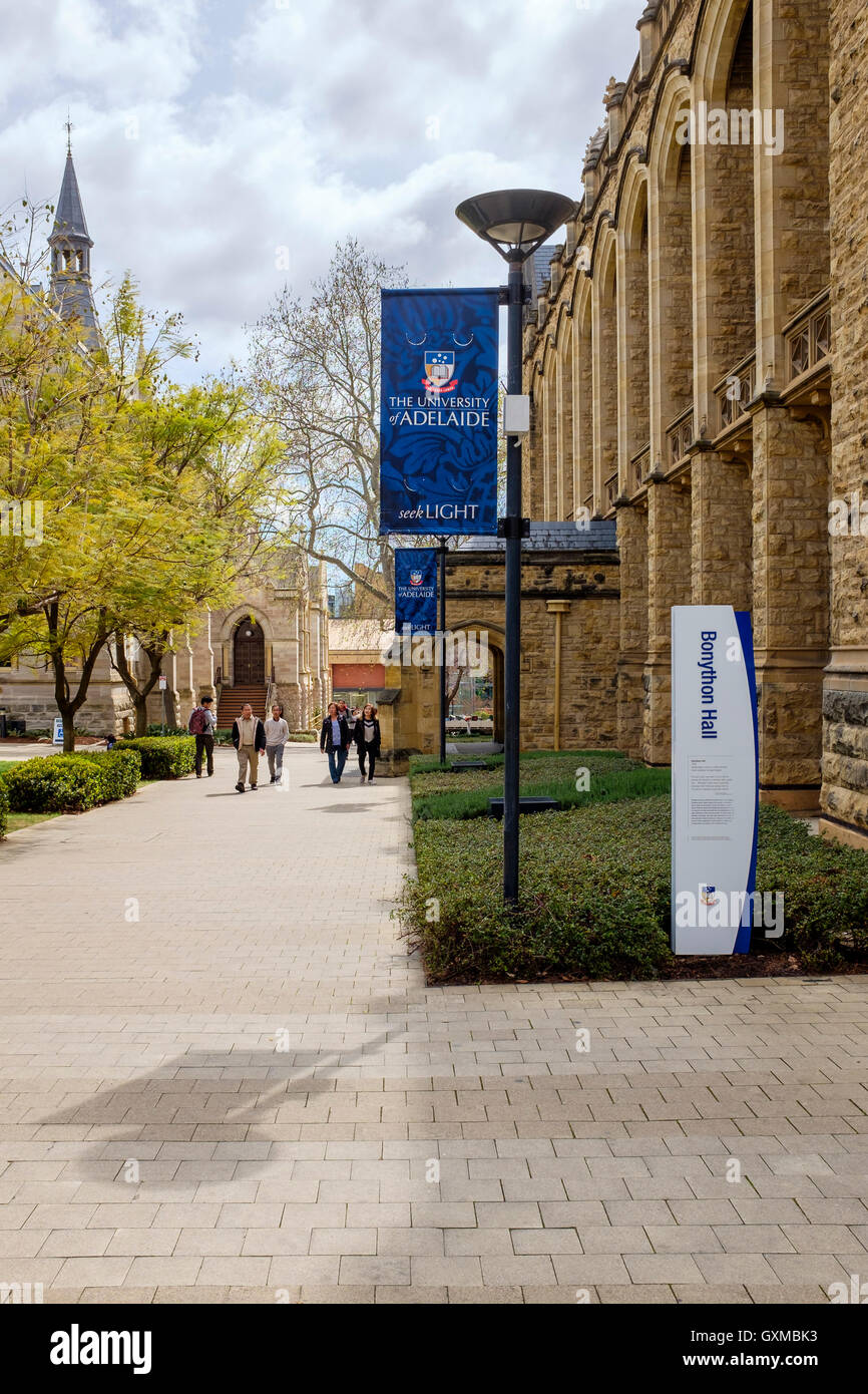 L'Università di Adelaide sulla Terrazza nord campus nel centro di Adelaide. Foto Stock