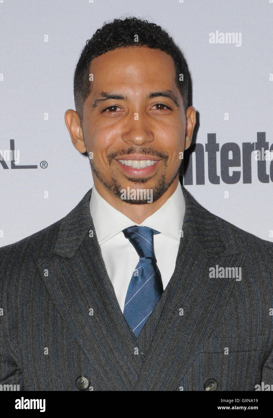 West Hollywood, CA, Stati Uniti d'America. Xvi Sep, 2016. 16 Settembre 2016 - West Hollywood, California. Neil Brown Jr. 2016 Entertainment Weekly Pre-Emmy partito svoltasi a Nightingale Plaza. Photo credit: Birdie Thompson/AdMedia Credito: Birdie Thompson/AdMedia/ZUMA filo/Alamy Live News Foto Stock