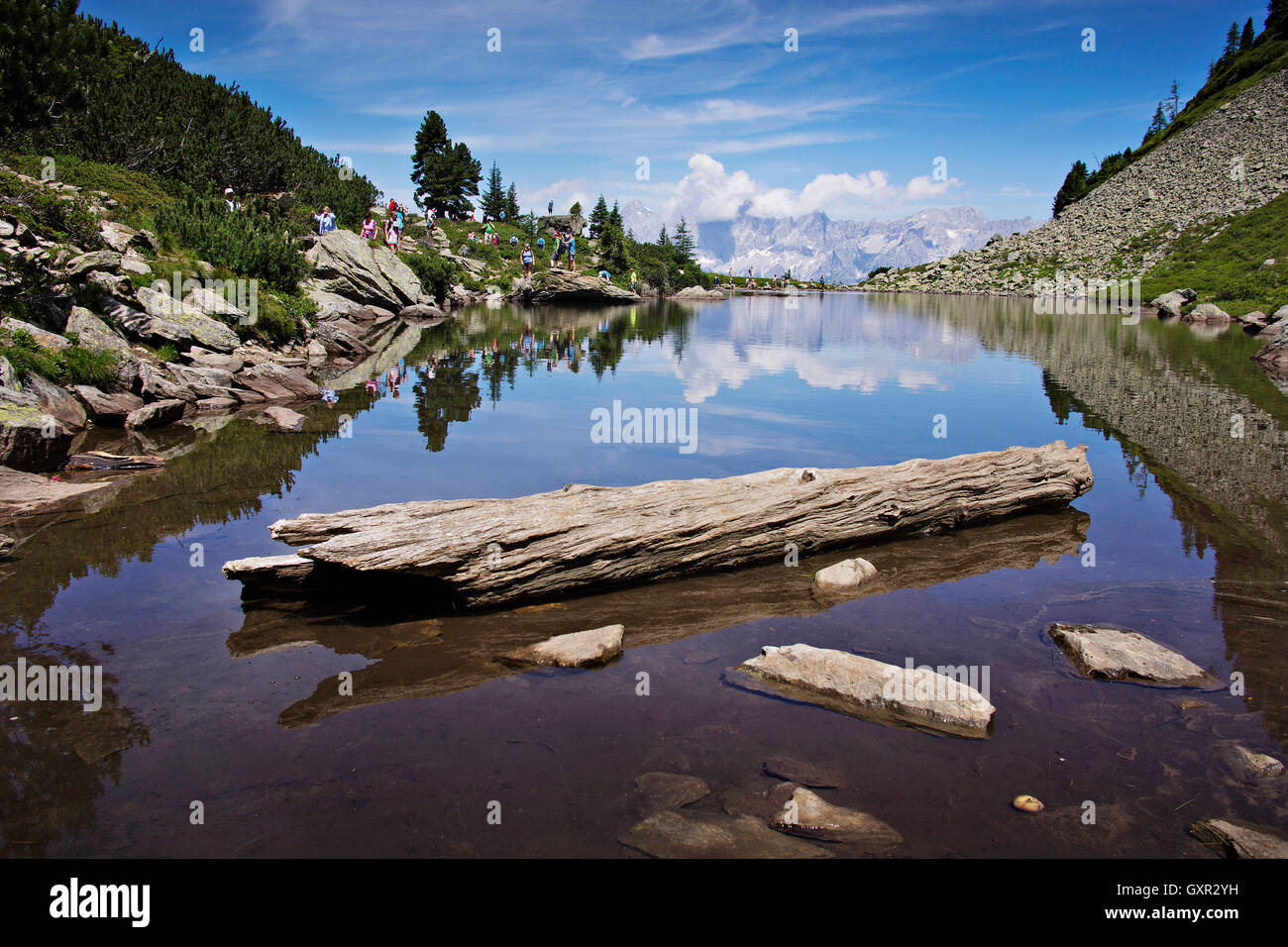 Mirror Lake (Speigelsee), Dachstein Foto Stock