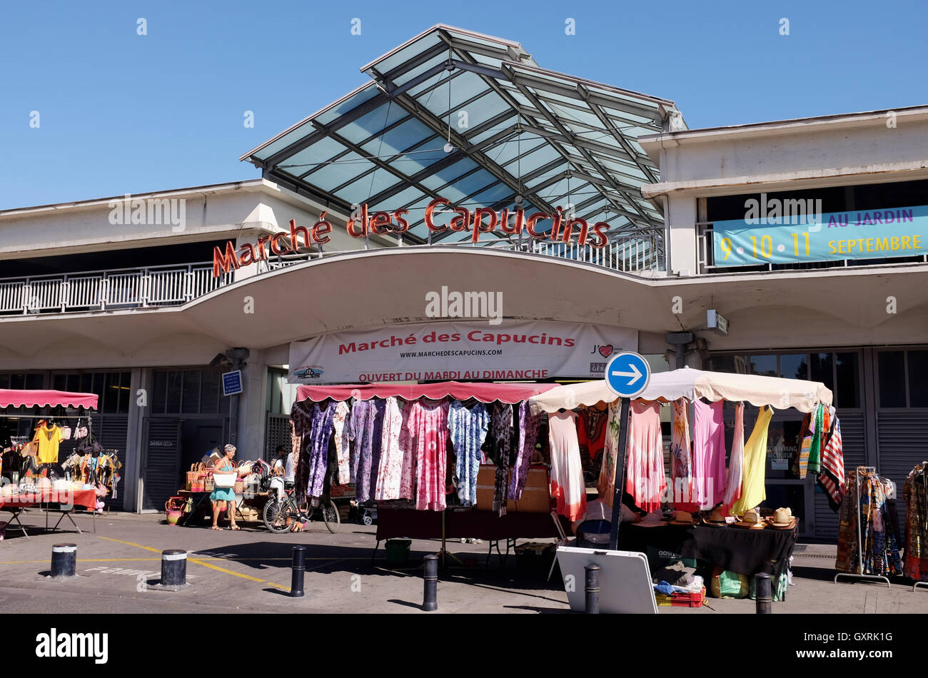 Marche des cappucini Mercato in Bordeaux Francia Foto Stock