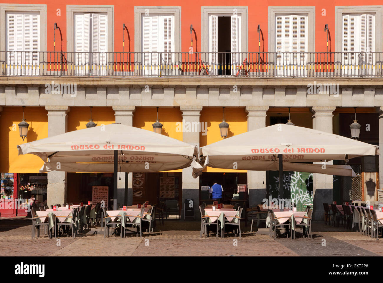 Museo del Prosciutto Ristorante a Plaza Mayor Madrid Spagna Foto Stock