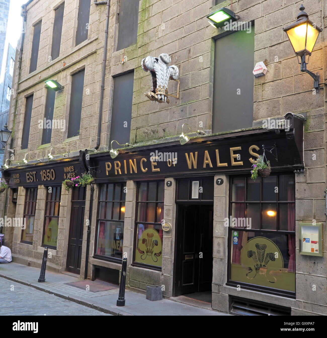 Prince of Wales,Real Ale Pub ad Aberdeen, CAMRA and Orkney Beers, Scotland, UK, AB10 1HF Foto Stock