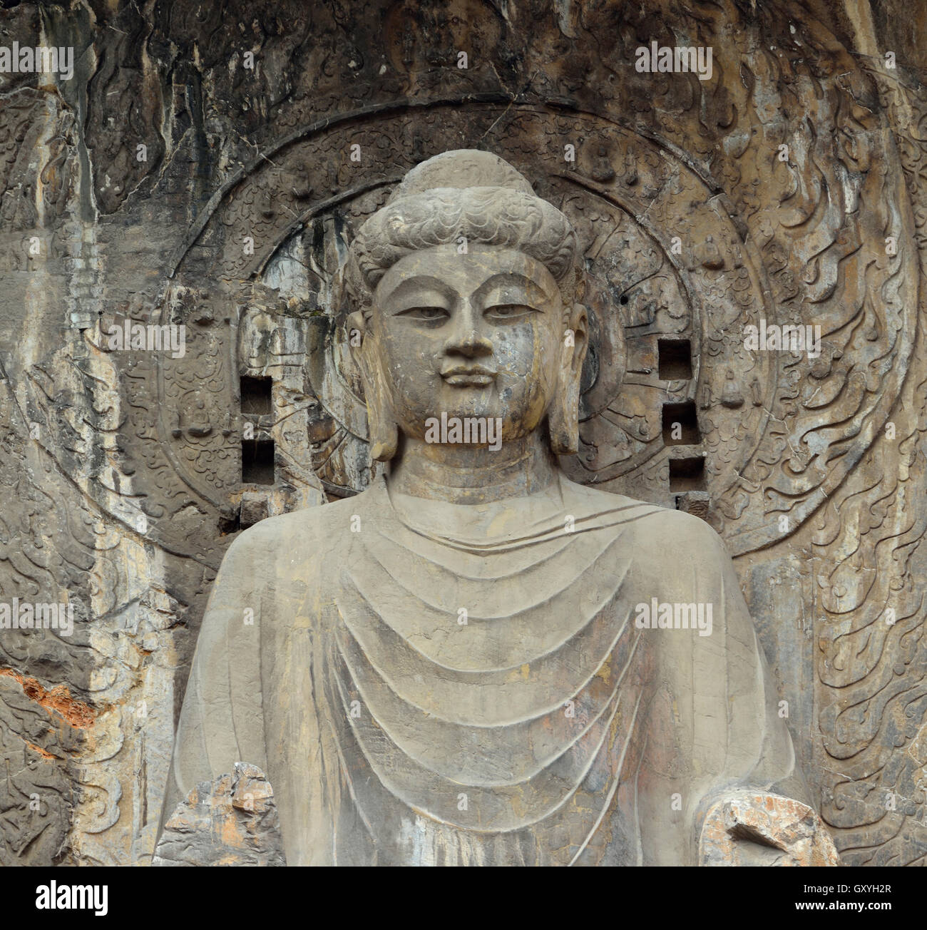 Le Grotte di Longmen a Luoyang, nella provincia di Henan, Cina. 09-set-2016 Foto Stock