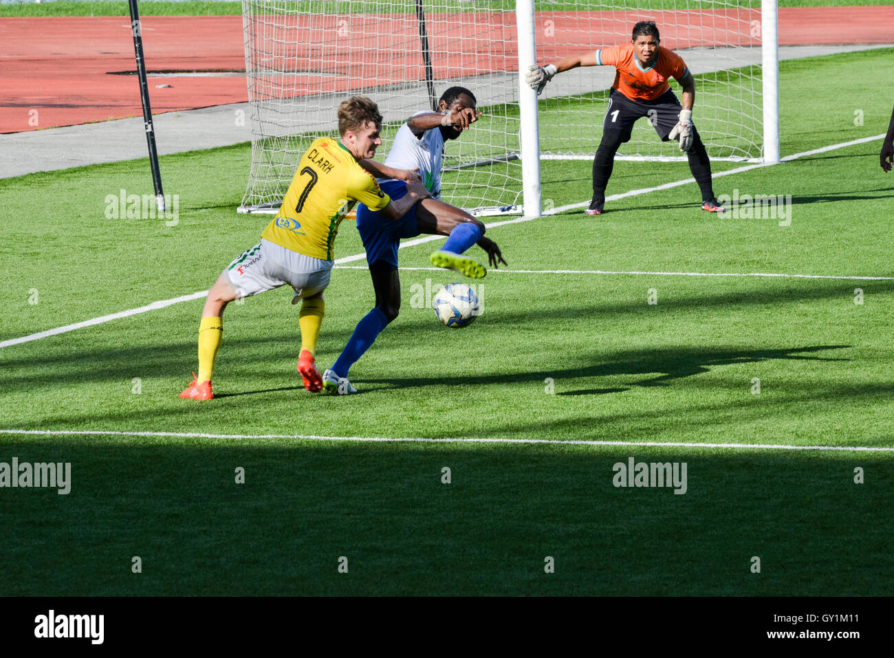 Il calcio professionista filippine, Regno League - Kaya vs Stalloni Foto Stock