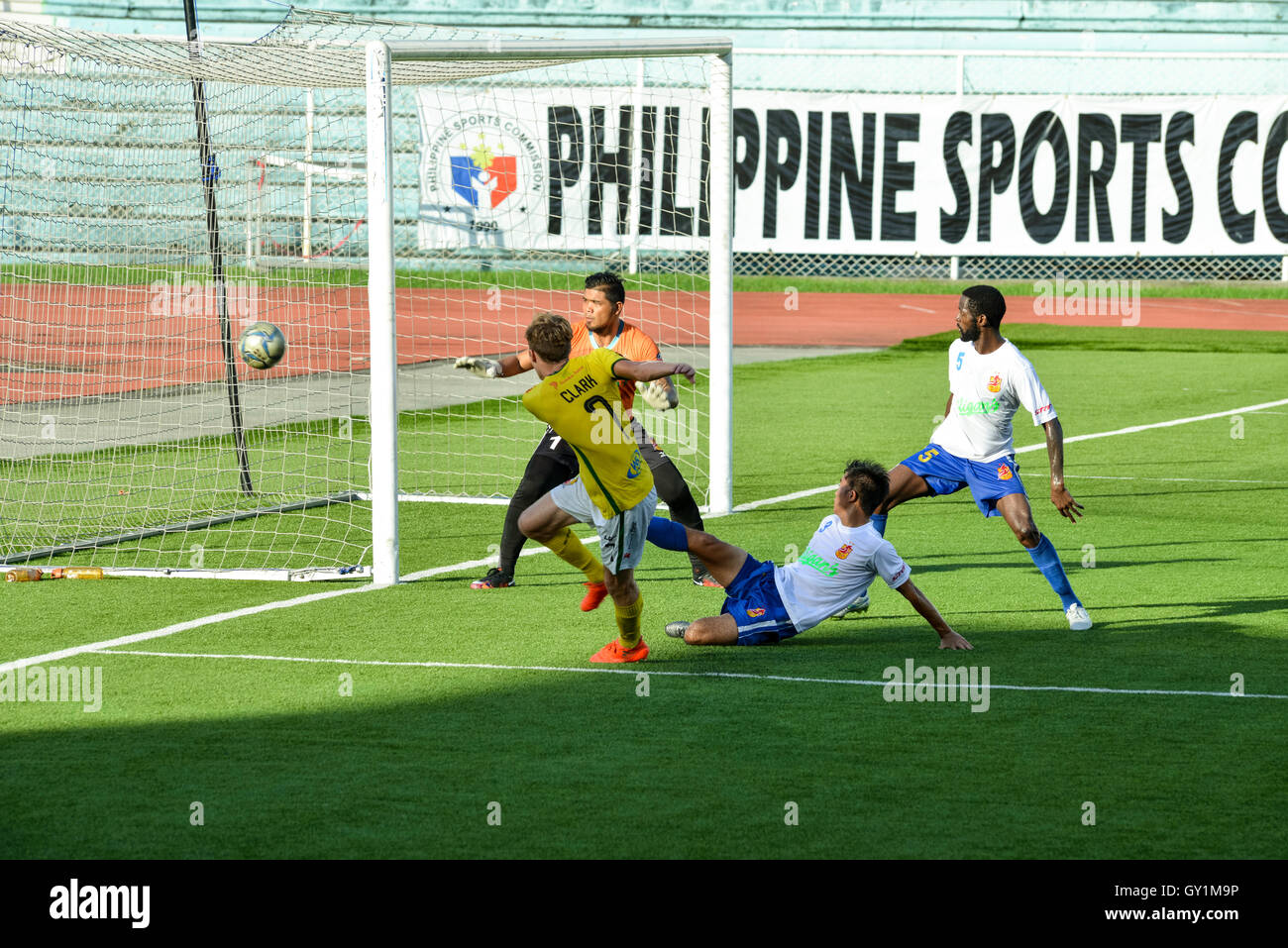 Il calcio professionista filippine, Regno League - Kaya vs Stalloni Foto Stock