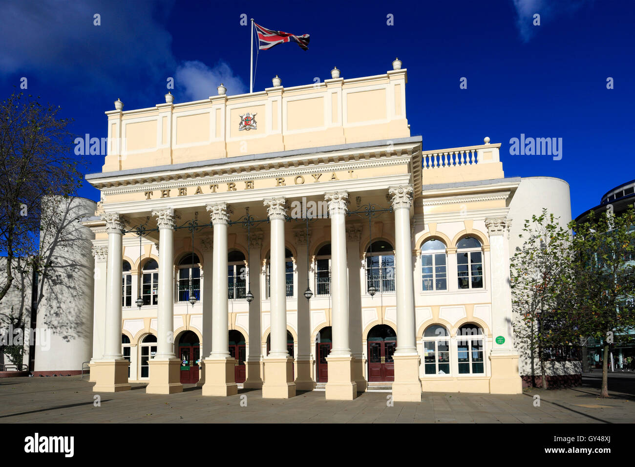 Il Royal Theatre edificio, Nottingham City Centre, Nottinghamshire, England, Regno Unito Foto Stock