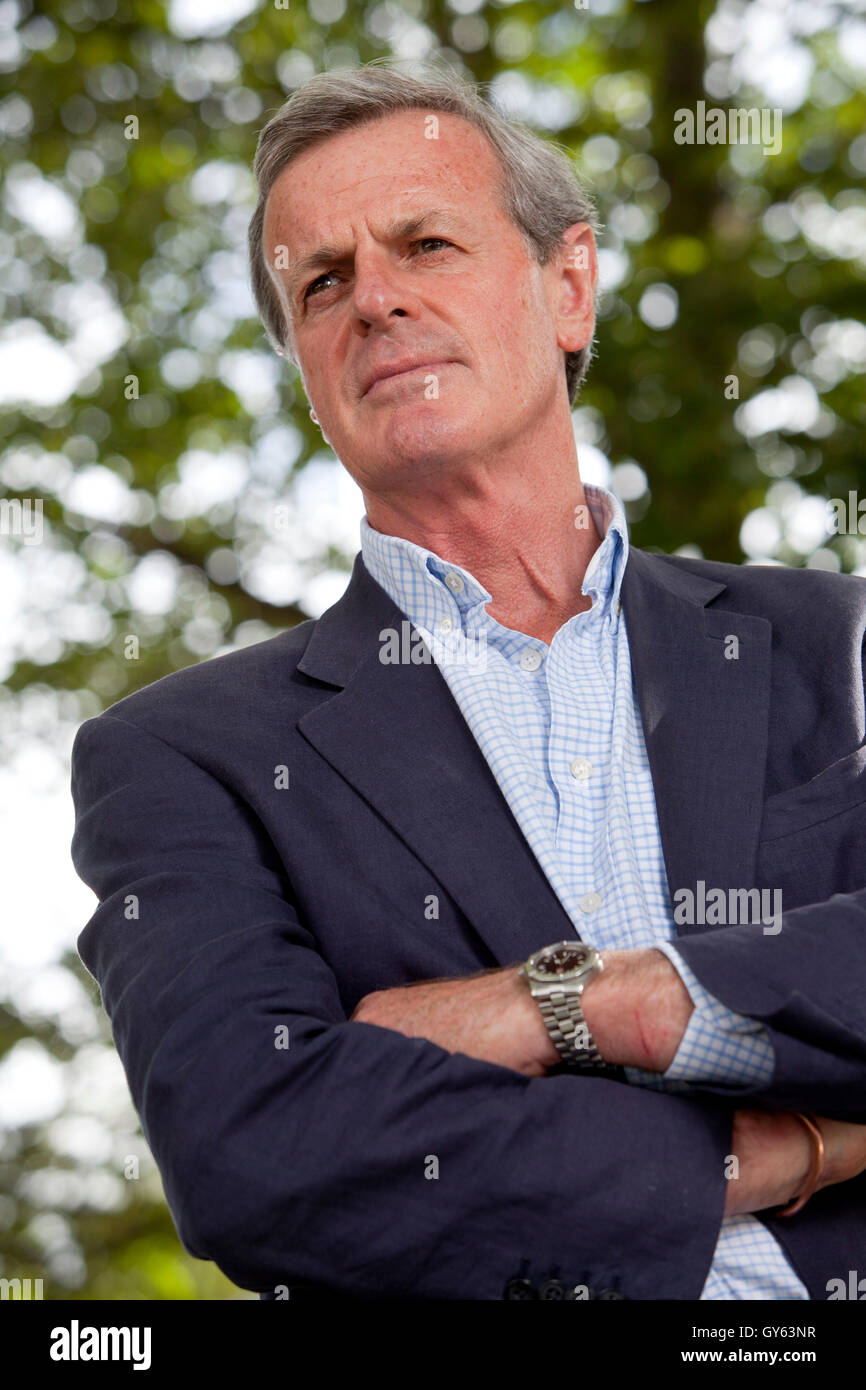 Il generale Sir Richard Shirreff, ex nato il vice Comandante supremo alleato in Europa e autore, a Edinburgh International Book Festival. Edimburgo, Scozia. Il 22 agosto 2016 Foto Stock