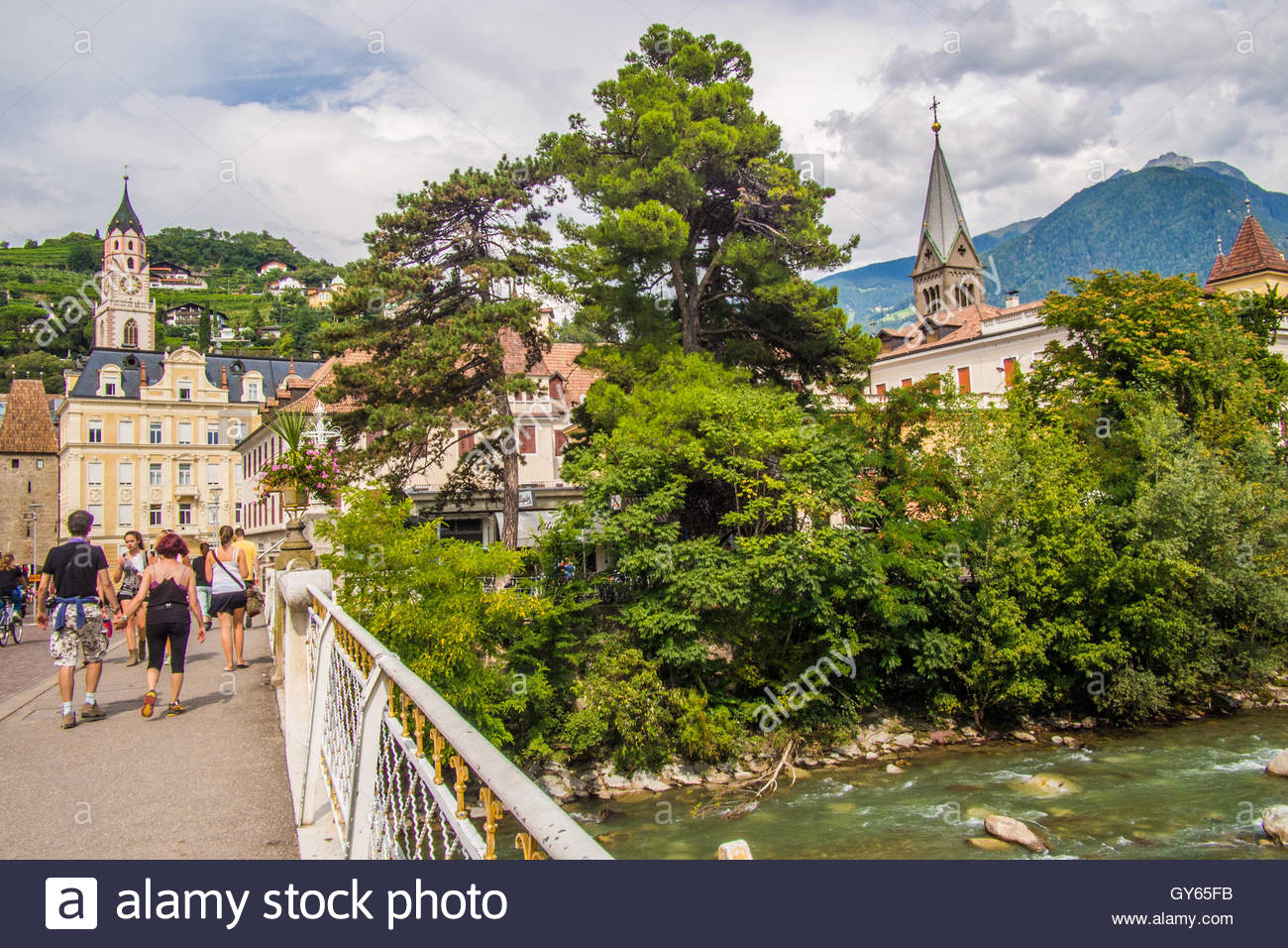 Merano (chiamato anche merano), una vecchia città termale nella ... Terme bolzano merano