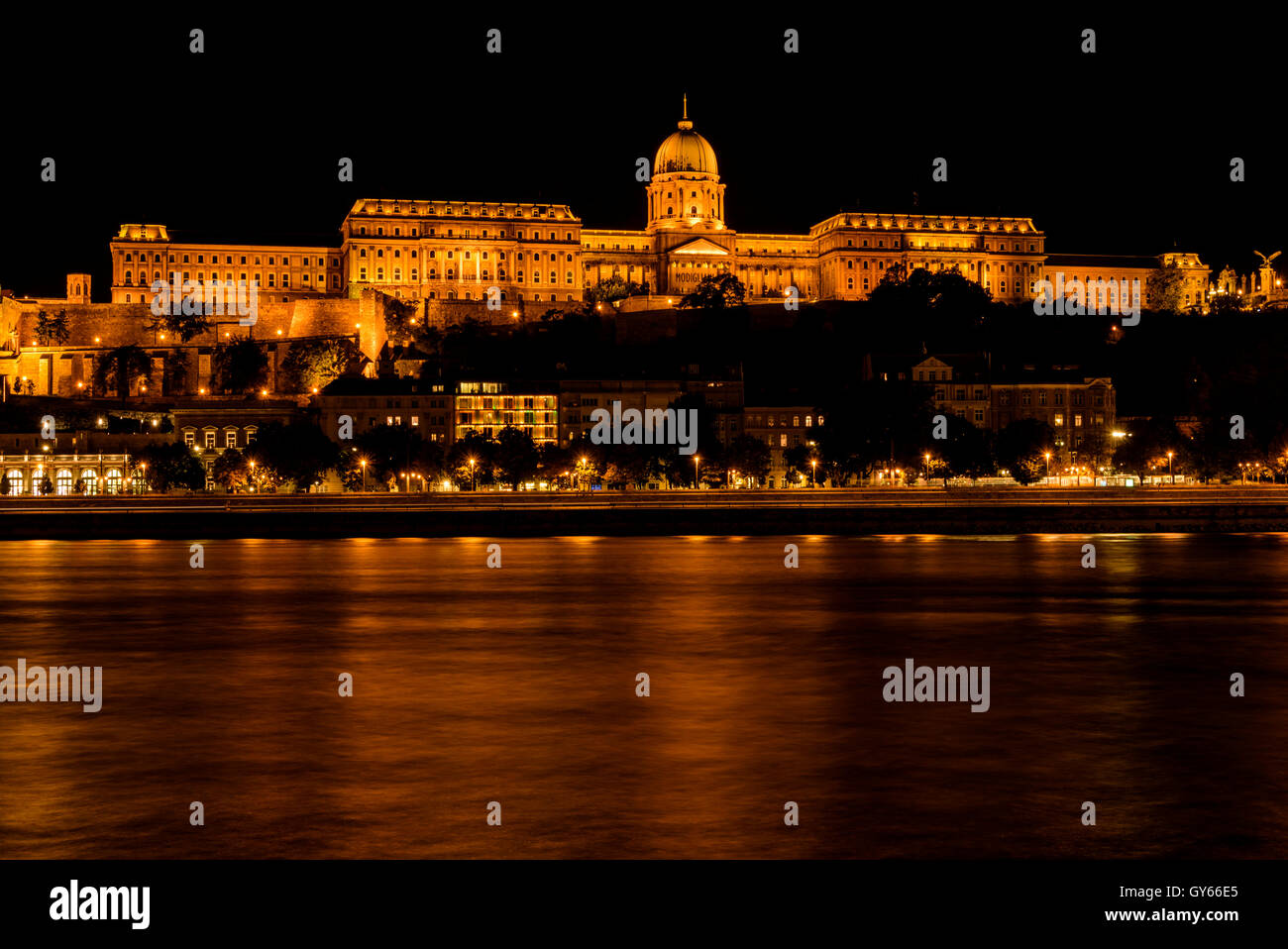 Il Castello di Buda, noto anche come Palazzo Reale o Castello Reale. Foto Stock