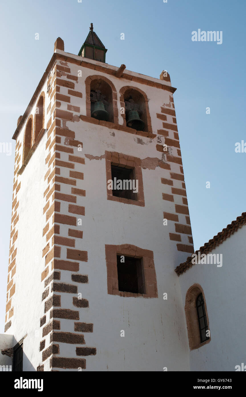 Fuerteventura: la Cattedrale di Santa Maria nella città di Betancuria, costruita tra 1410 e 1424 Foto Stock