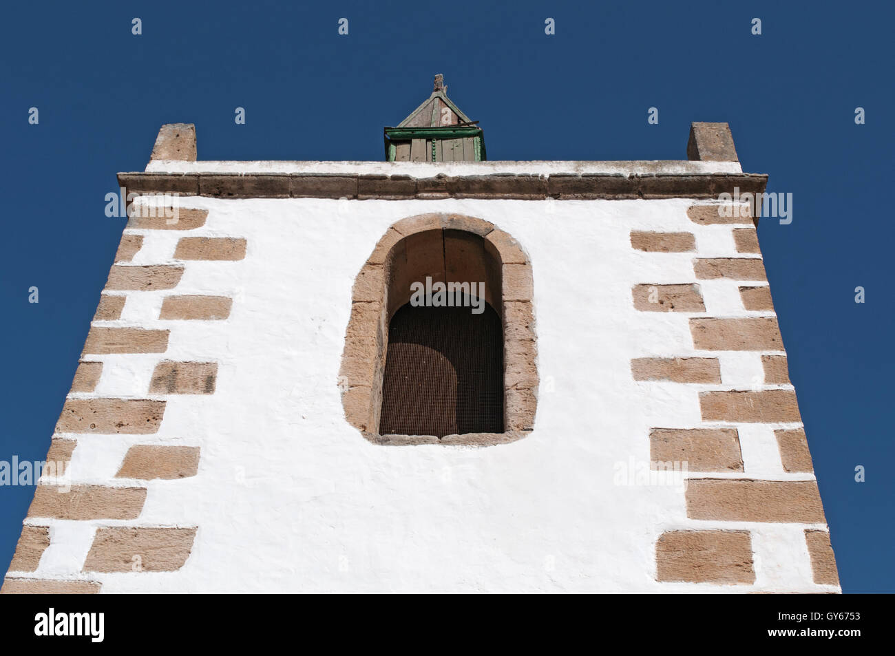 Fuerteventura: la Cattedrale di Santa Maria nella città di Betancuria, costruita tra 1410 e 1424 Foto Stock