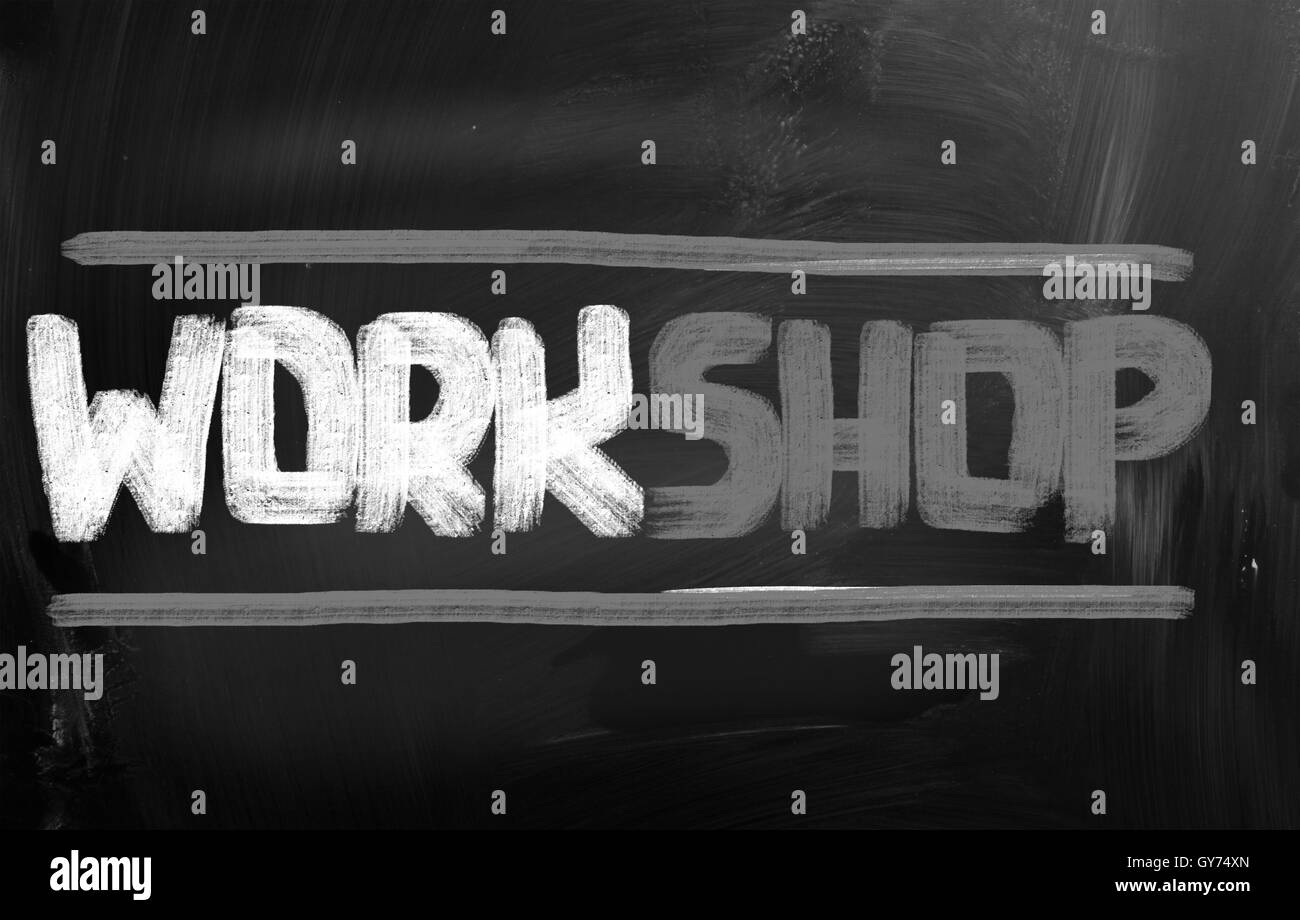 Concetto di officina Foto Stock