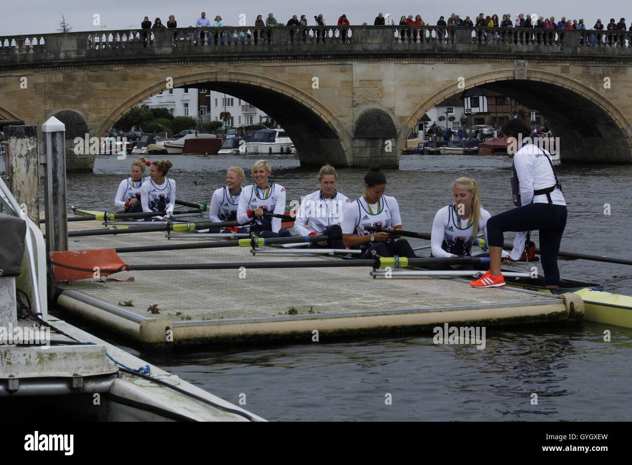 Canottieri senior del team GB Womens Squad Foto Stock