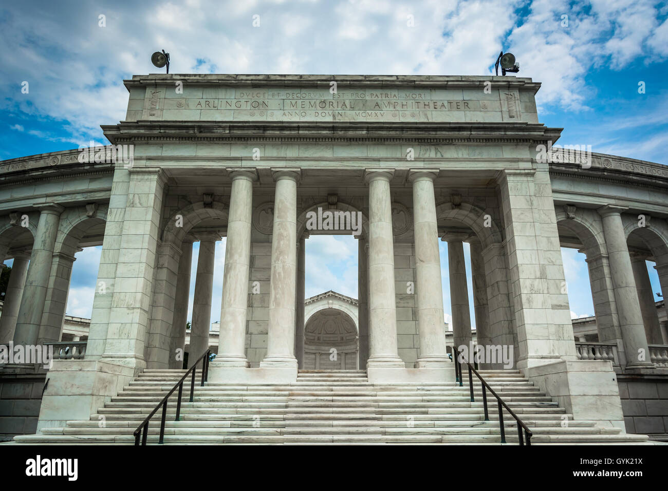 L'Arlington Memorial anfiteatro presso il Cimitero Nazionale di Arlington, in Arlington, Virginia. Foto Stock