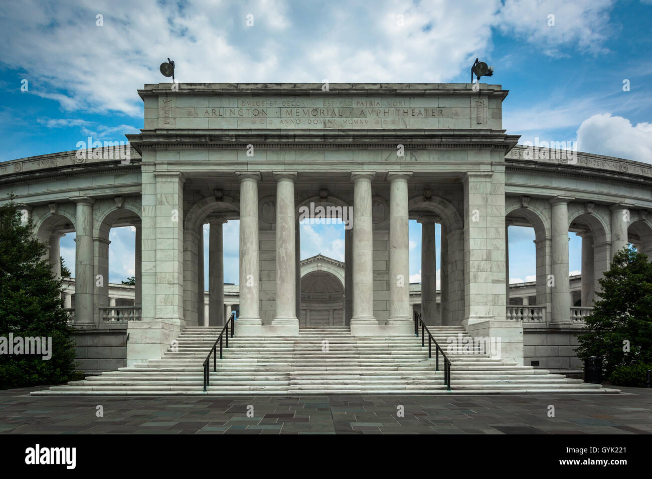 L'Arlington Memorial anfiteatro presso il Cimitero Nazionale di Arlington, in Arlington, Virginia. Foto Stock