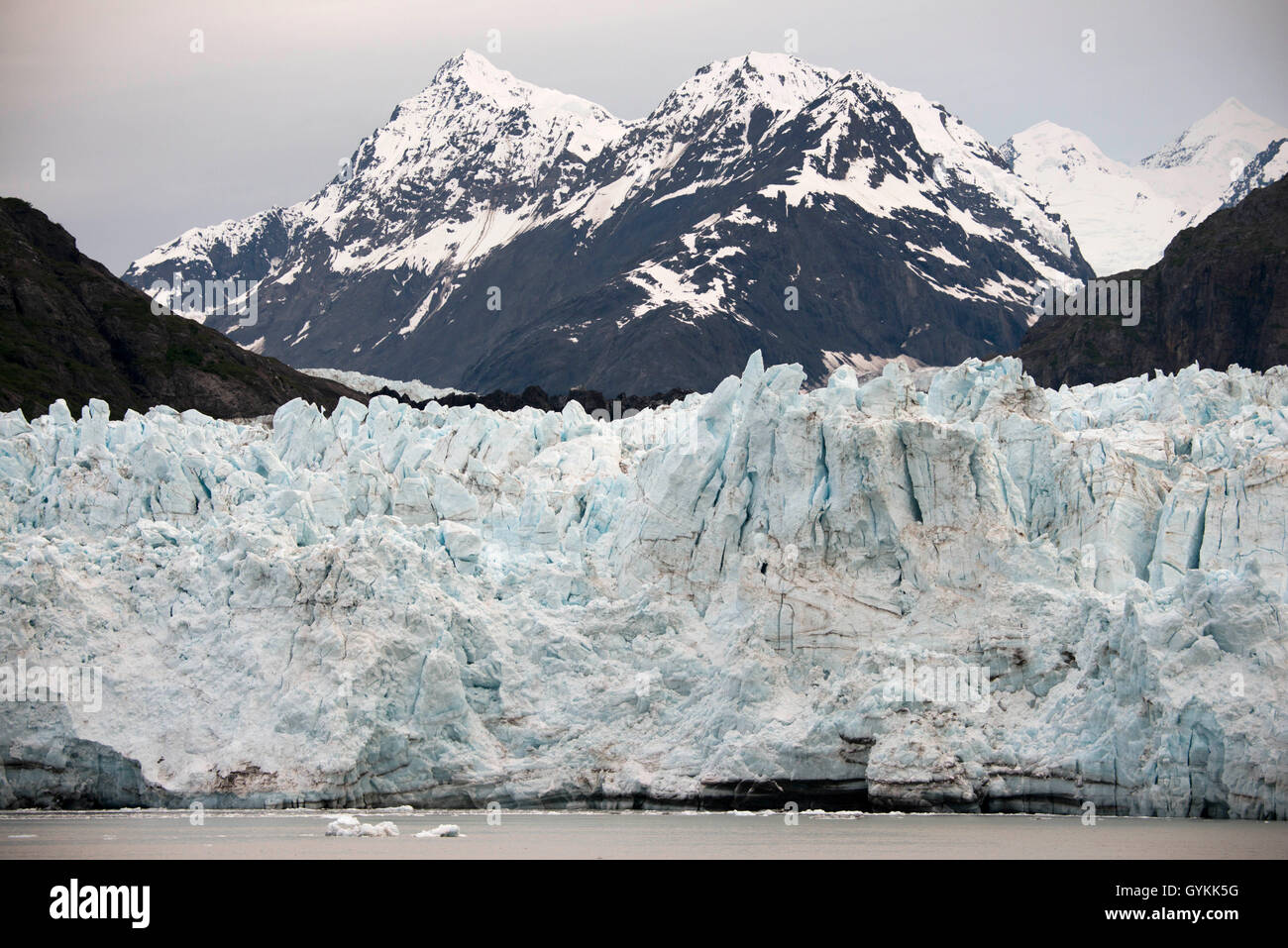 Fairweather nel Parco Nazionale di Glacier Bay Alaska Stati Uniti d'America. Tarr ingresso nel Parco Nazionale di Glacier Bay. Margerie ghiacciaio è un 21-miglio-lungo Foto Stock