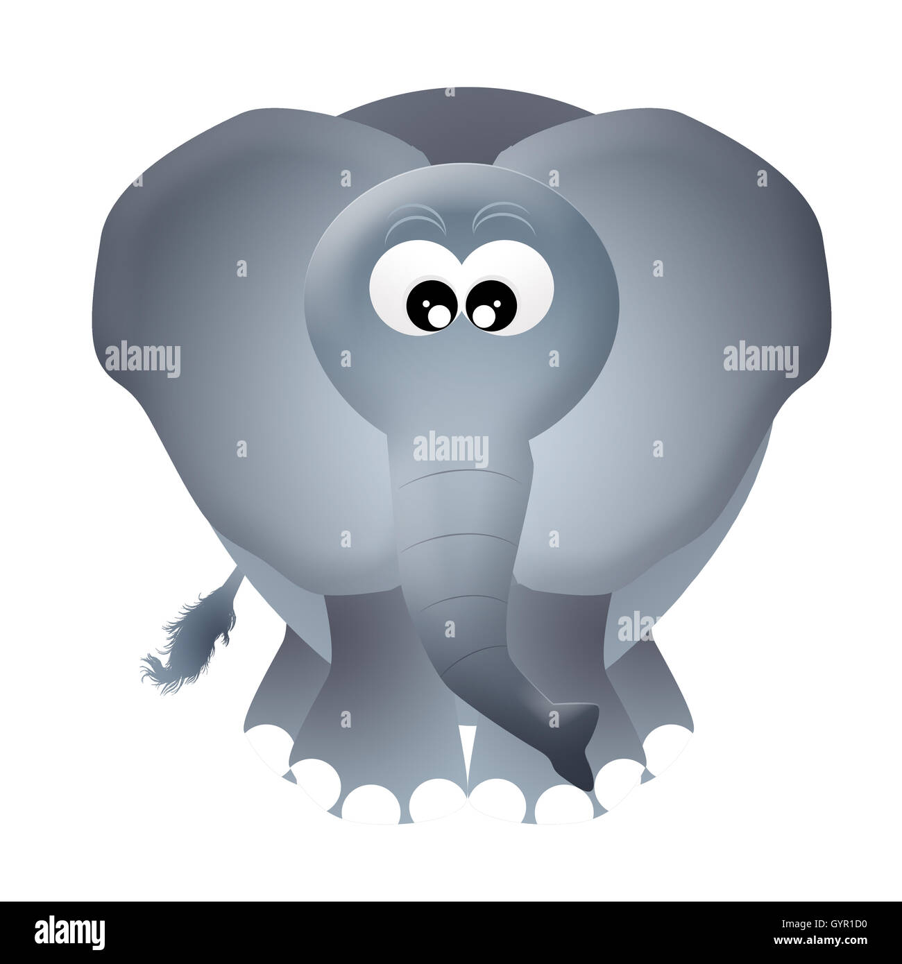 icona di elefante Foto Stock
