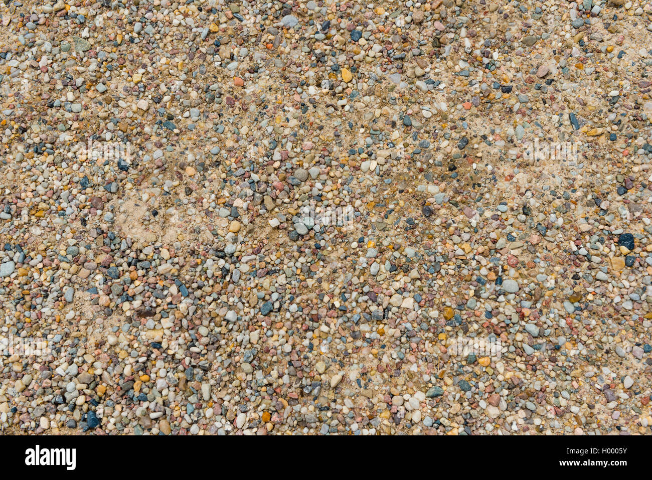 Ciottoli colorati, ghiaia, texture, full-frame Foto Stock