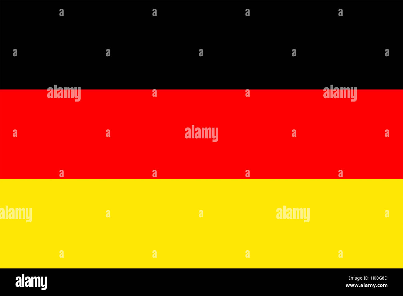 Bandiera della Germania, Germania Foto Stock