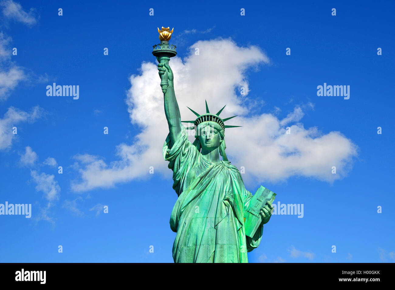 Statua della Libertà in Manhatten, USA, New York City Foto Stock