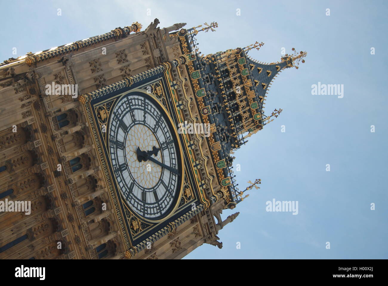 Big Ben, Londra, turistiche, visite turistiche, orologio, tempo di clock tower, la grande Campana, Elizabeth Tower, landmark, storia, UK, Brexit Foto Stock